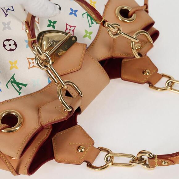 LOUIS VUITTON Monogram Multicolor Ursula Tote Bag White M40123 - Picture 6 of 16